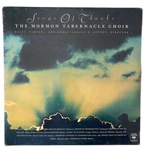 The Mormon Tabernacle Choir Songs of Thanks Vinyl Record LP New Factroy Sealed